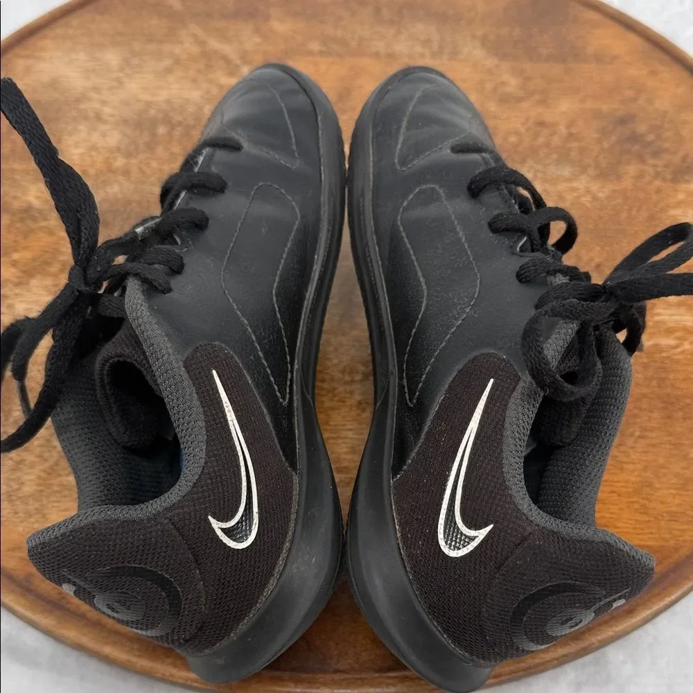 Nike Shoes Kids 13C Tiempo Black Athletic Sneakers DA1332-001 Indoor Turf Soccer
